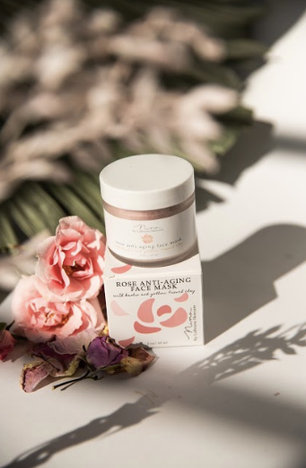 Rose Anti-Aging Face Mask with Kaolin and Yellow French Clay - LaBruna Skincare