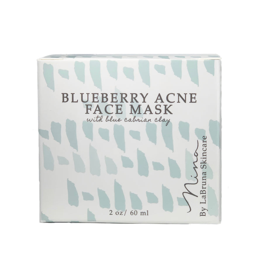 Blueberry Acne Mask with Blue Cambrian Clay - LaBruna Skincare