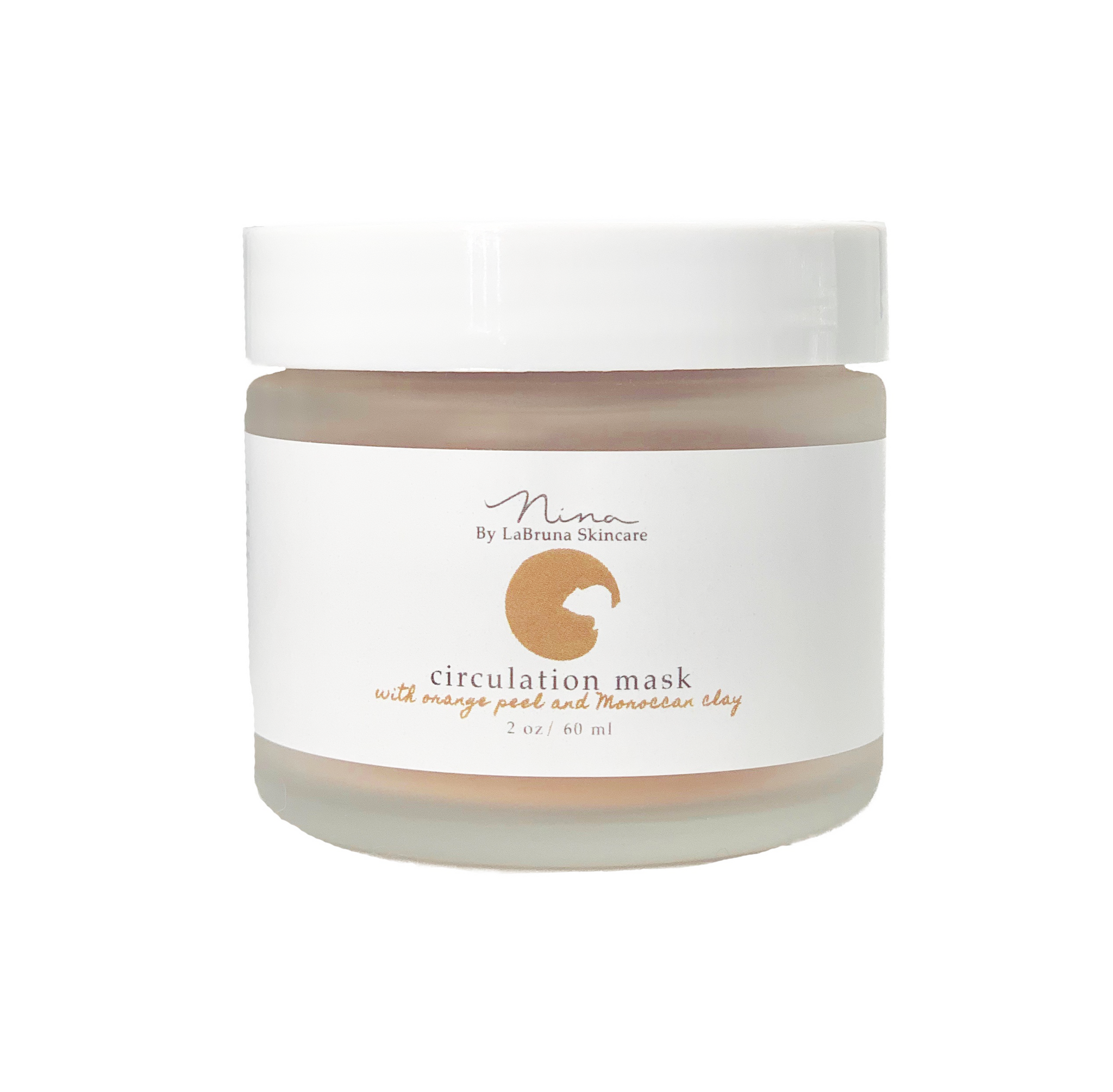 Circulation Mask with Orange Peel and Moroccan Clay - LaBruna Skincare
