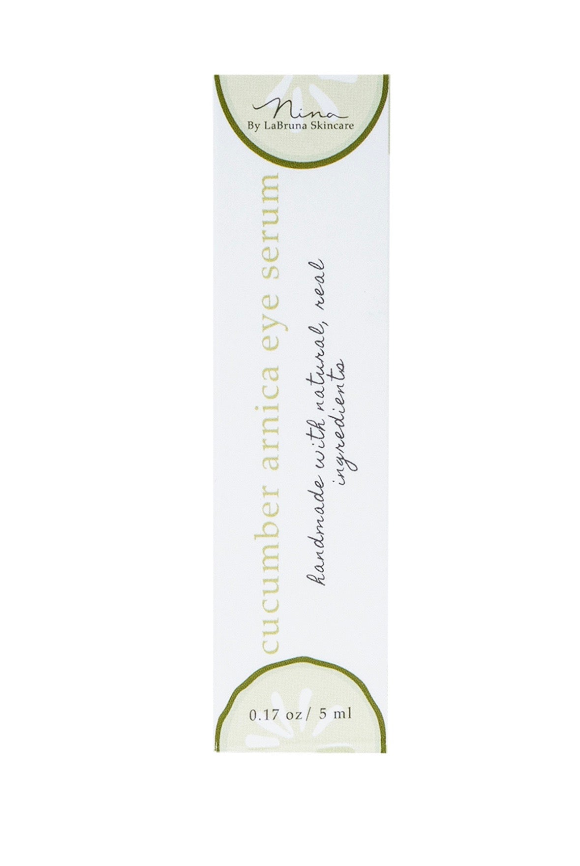 cucumber arnica eye serum box