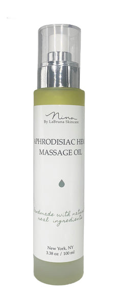 Aphrodisiac Hemp Massage Oil LaBruna Skincare